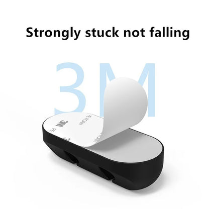 Organizador de Cabos USB em Silicone, Enrolador de Cabos USB para Carregamento, Suporte para Rato, Teclado e Auricular, Clipes Organizadores de Fios.