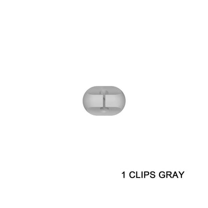 Organizador de Cabos USB em Silicone, Enrolador de Cabos USB para Carregamento, Suporte para Rato, Teclado e Auricular, Clipes Organizadores de Fios.