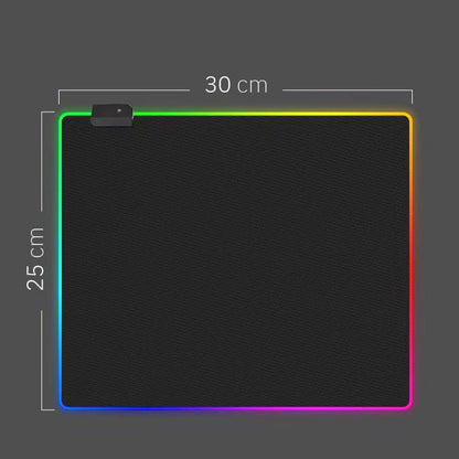 LED Light Mousepad RGB Keyboard Cover Desk-Mat Colorful Surface Mouse Pad Waterproof Multi-Size World Computer Gamer CS Dota